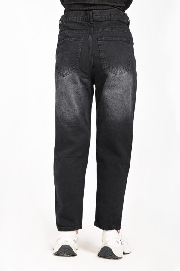 بنطلون جينز بوي فريند (Laser Slits) - ماركة Velaro