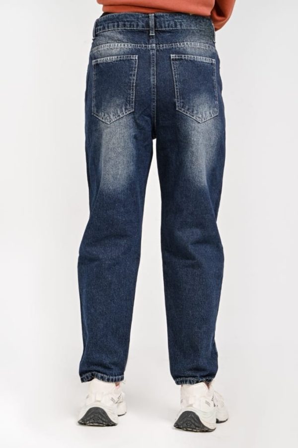 بنطلون جينز بوي فريند (Laser Slits) - ماركة Velaro